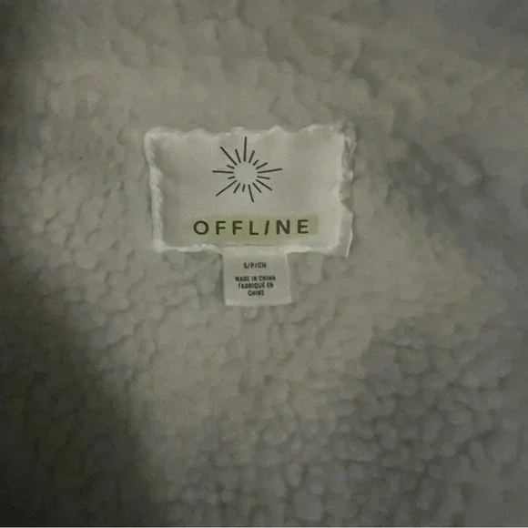 {Offline by Aerie} fleece lined denim jacket - Picture 4 of 7